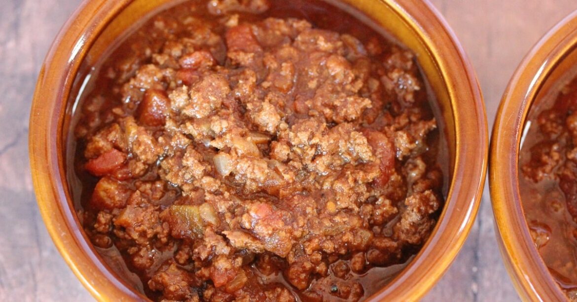 Low Carb Beanless Chili